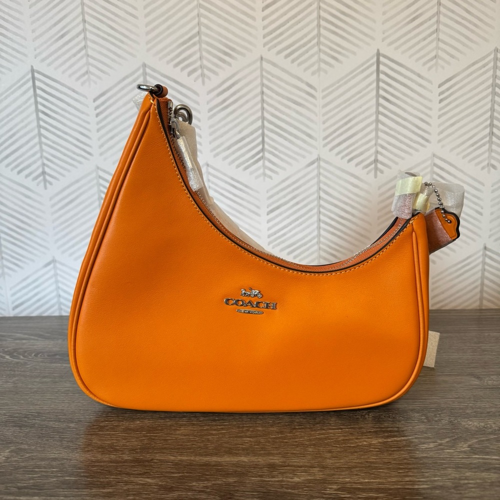Coach | Bags | Coach Orange Twisted Teri Convertible Crossbody Bag